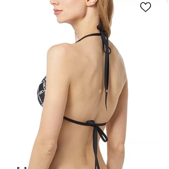 MICHAEL Michael Kors Women's String Triangle Bikini Top Size Medium - Picture 2 of 13